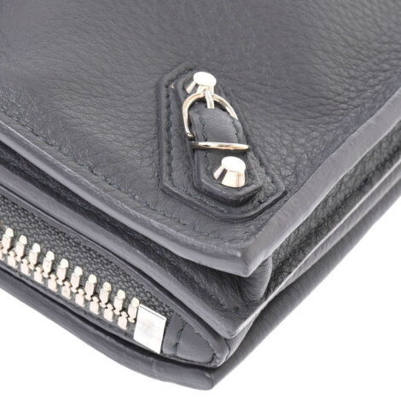 BALENCIAGA Paper Triple XS Grey Calf Shoulder Bag - Picture 6 of 12